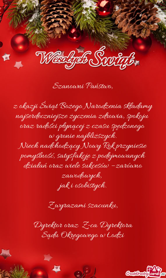 Oraz radości płynącej z czasu spędzonego