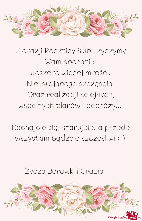 Oraz realizacji kolejnych, wspólnych planów i podróży
