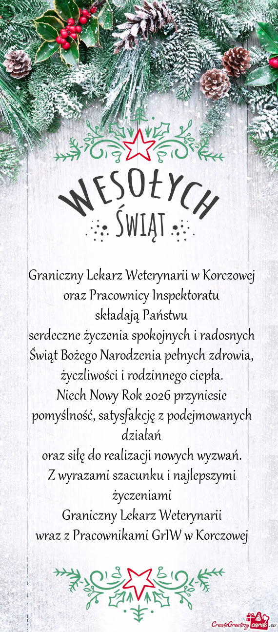 Oraz siłę do realizacji nowych wyzwań