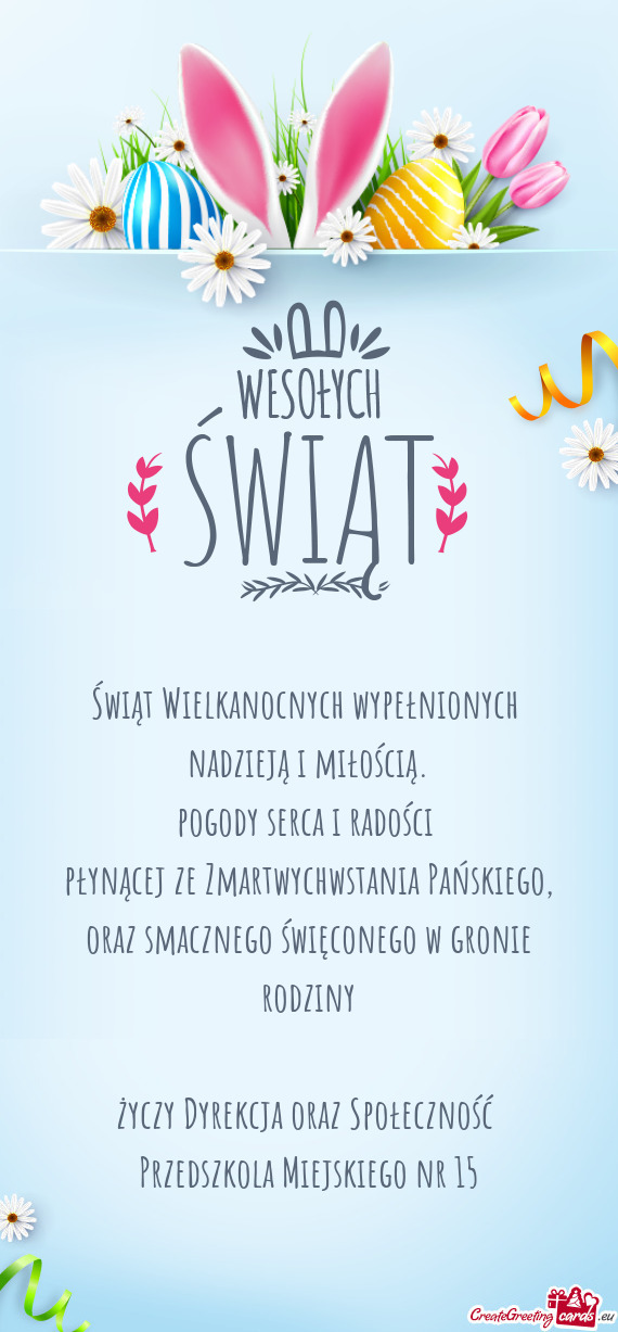 Oraz smacznego święconego w gronie rodziny