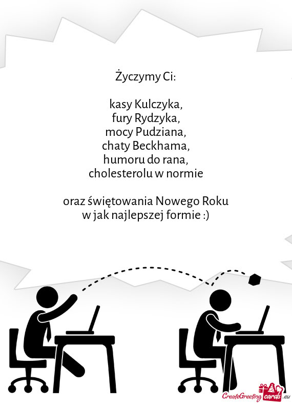 Oraz świętowania Nowego Roku