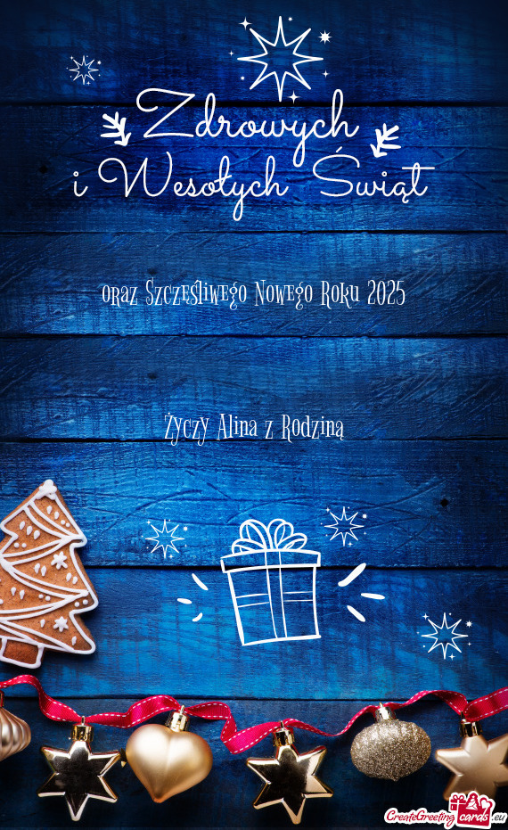 Oraz Szczęśliwego Nowego Roku 2025  Alina z Rodziną