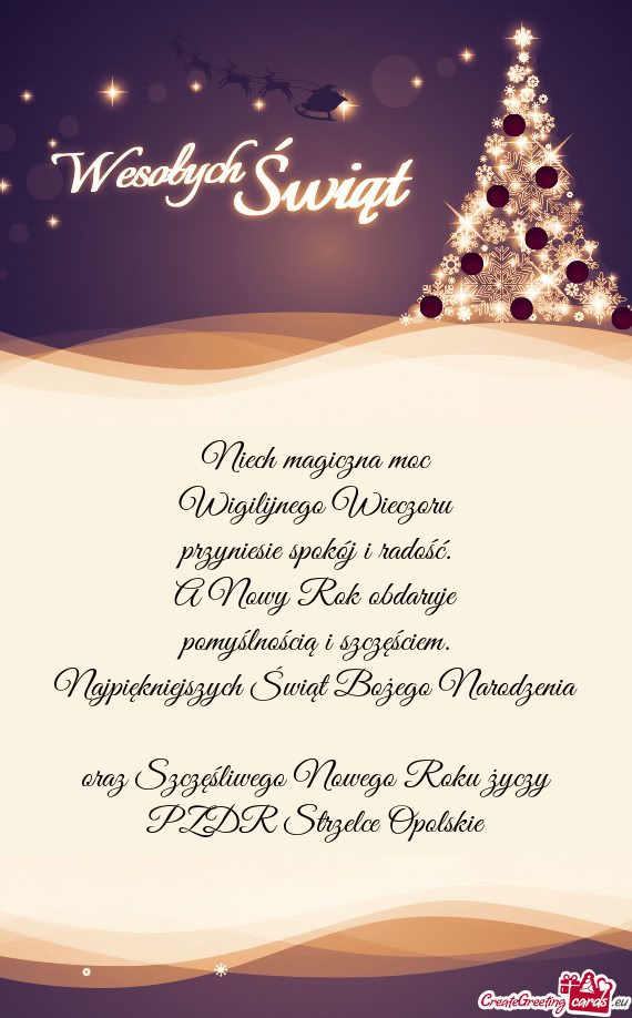 Oraz Szczęśliwego Nowego Roku PZDR Strzelce Opolskie