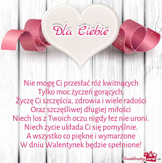 Oraz szczęśliwej długiej miłości