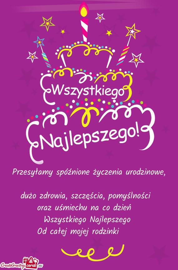 Oraz uśmiechu na co dzień 🙂