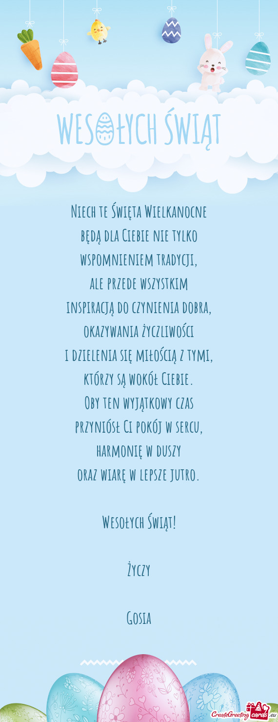 Oraz wiarę w lepsze jutro