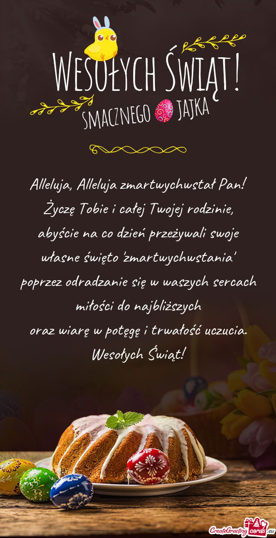 Oraz wiarę w potęgę i trwałość uczucia