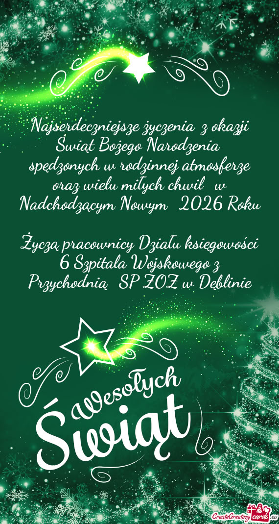 Oraz wielu miłych chwil w Nadchodzącym Nowym 2026 Roku