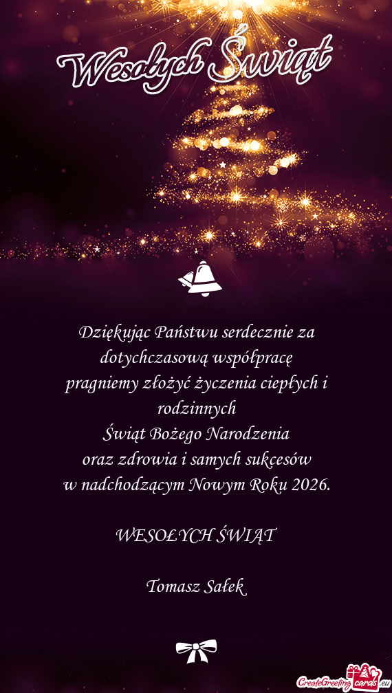 Oraz zdrowia i samych sukcesów