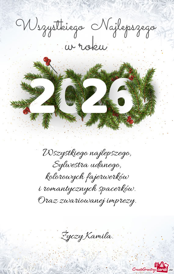 Oraz zwariowanej imprezy