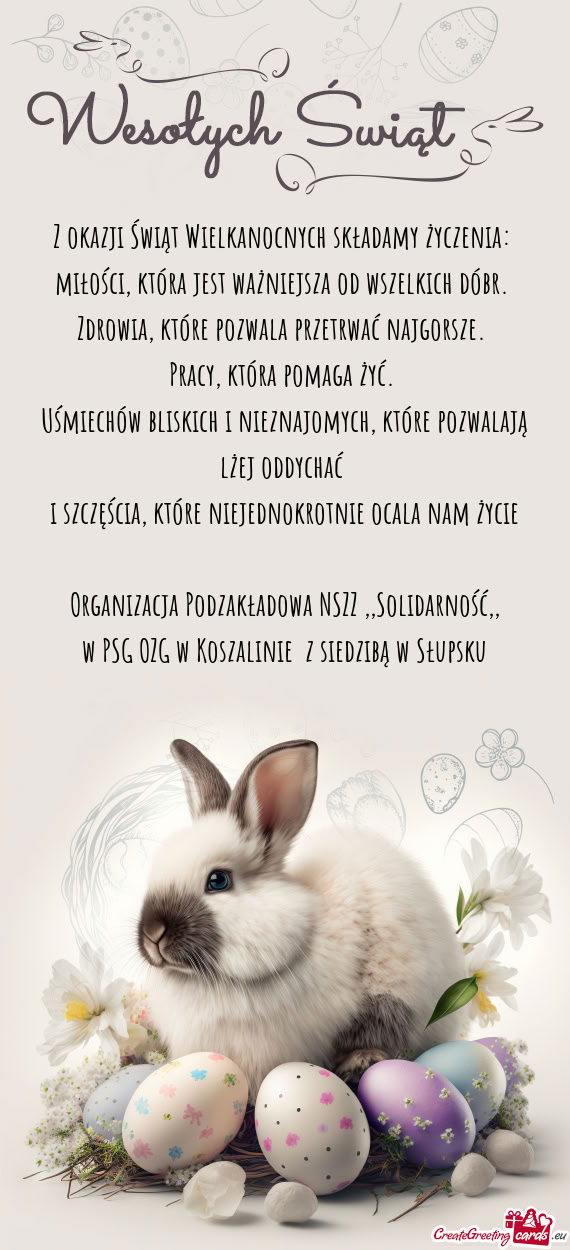 Organizacja Podzakładowa NSZZ ,,Solidarność