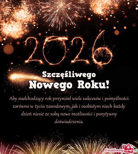 Osobistym niech każdy dzień niesie ze sobą nowe możliwości i pozytywny doświadczenia