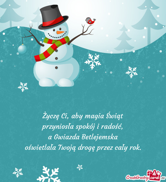 Oświetlała Twoją drogę przez cały rok