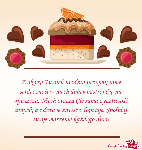 Otacza Cię sama życzliwość innych, a zdrowie zawsze dopisuje. Spełniaj swoje marzenia każdego