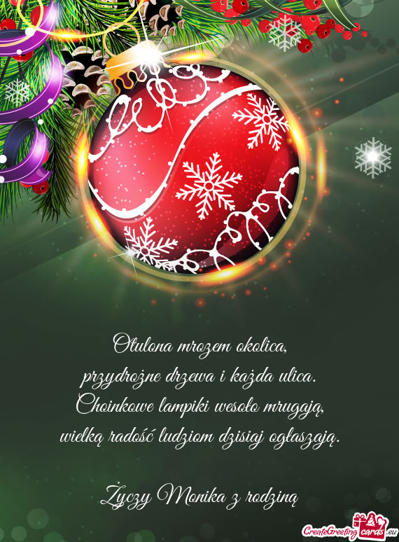 Otulona mrozem okolica