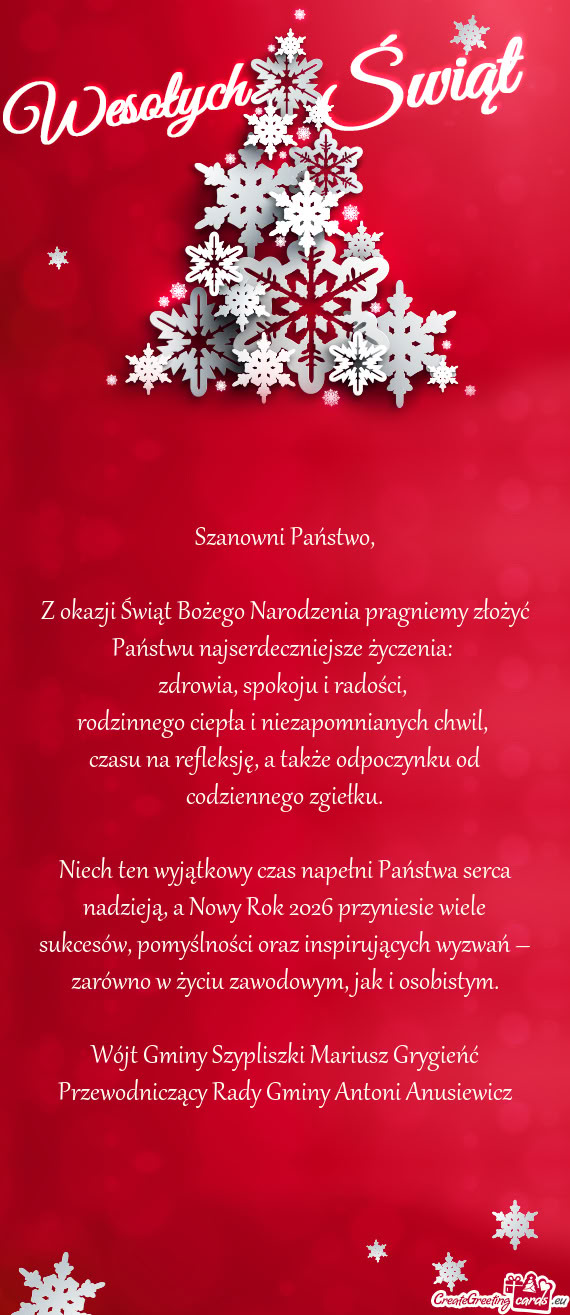 Ów, pomyślności oraz inspirujących wyzwań – zarówno w życiu zawodowym, jak i osobistym