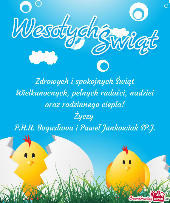 P.H.U. Bogusława i Paweł Jankowiak SP.J