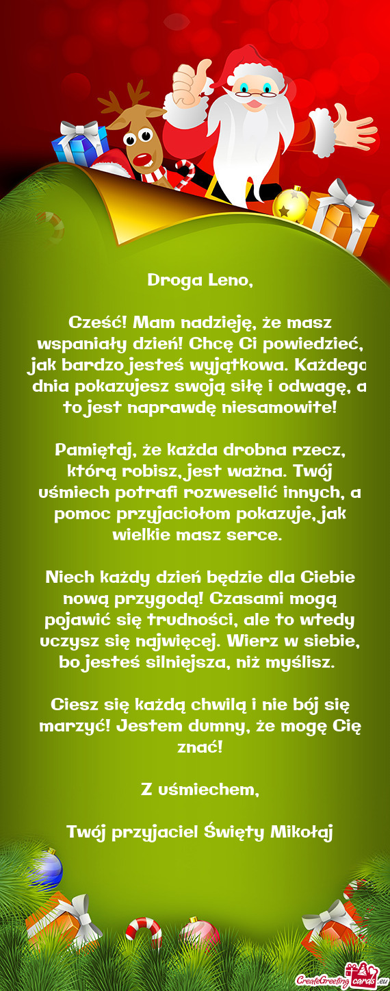 Pamiętaj, że każda drobna rzecz, którą robisz, jest ważna. Twój uśmiech potrafi rozweselić