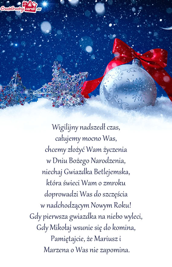 Pamiętajcie, że Mariusz i