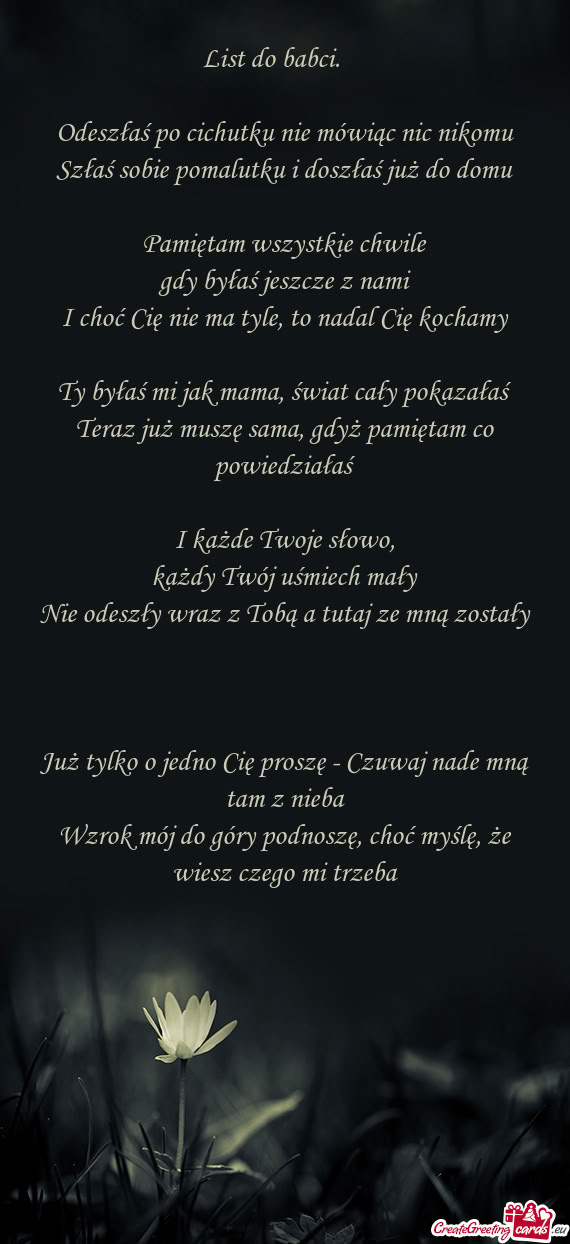 Pamiętam wszystkie chwile