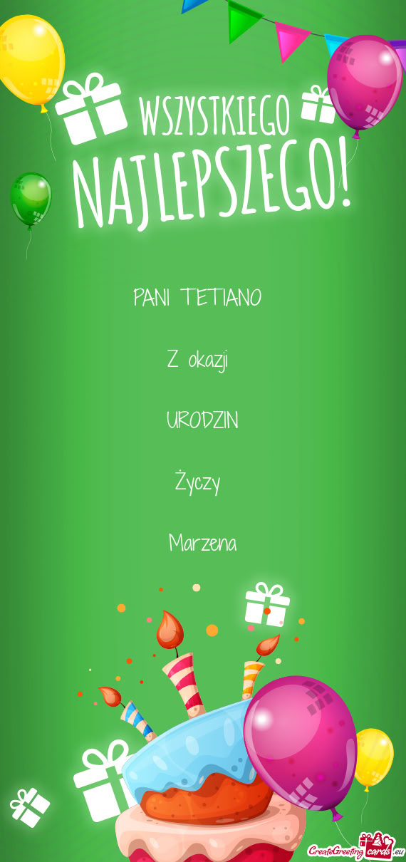 PANI TETIANO