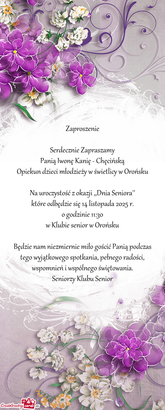 Panią Iwonę Kanię - Chęcińską