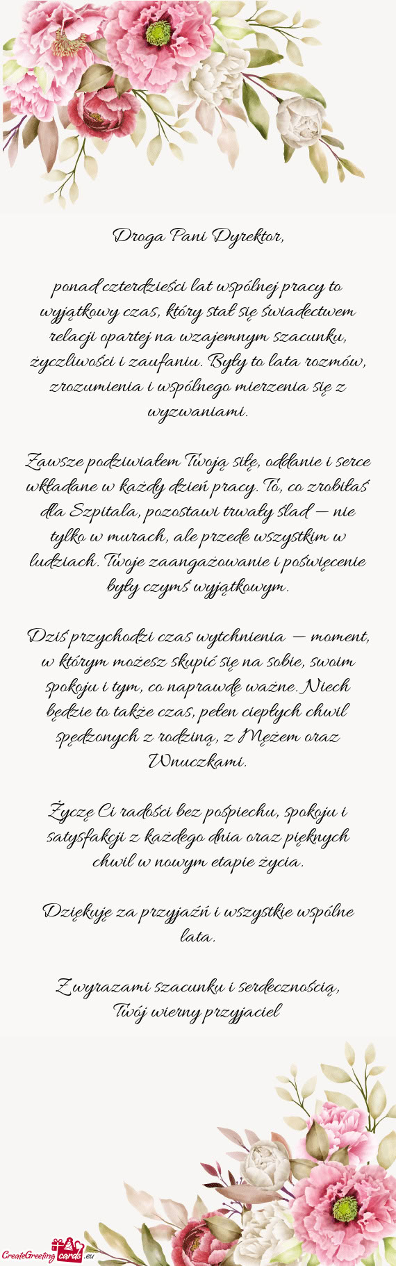 Partej na wzajemnym szacunku, życzliwości i zaufaniu. Były to lata rozmów, zrozumienia i wspóln