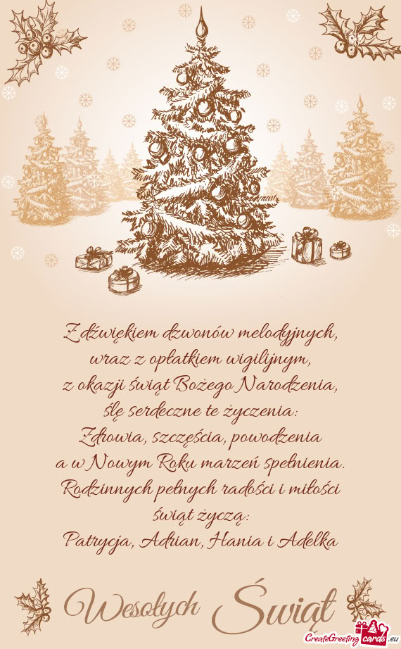 Patrycja, Adrian, Hania i Adelka