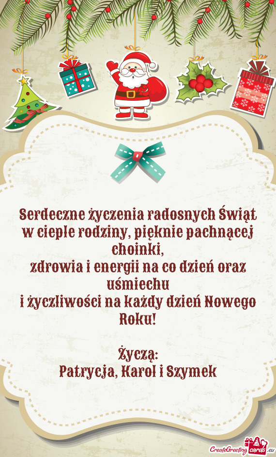 Patrycja, Karol i Szymek