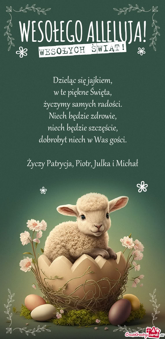Patrycja, Piotr, Julka i Michał