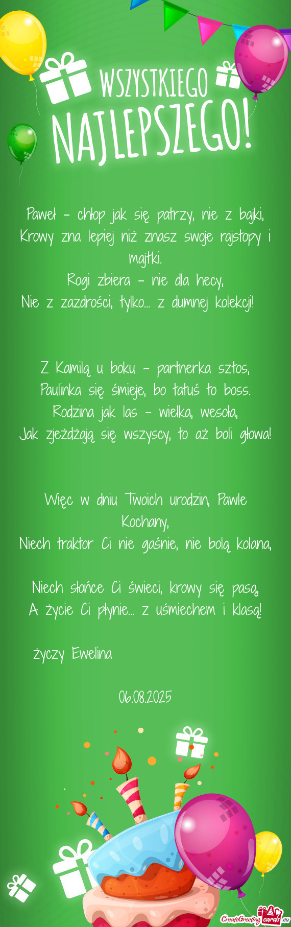 Paweł – chłop jak się patrzy, nie z bajki