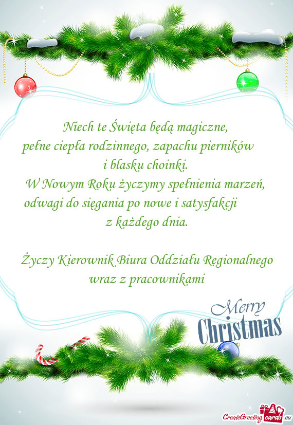 Pełne ciepła rodzinnego, zapachu pierników  i blasku choinki