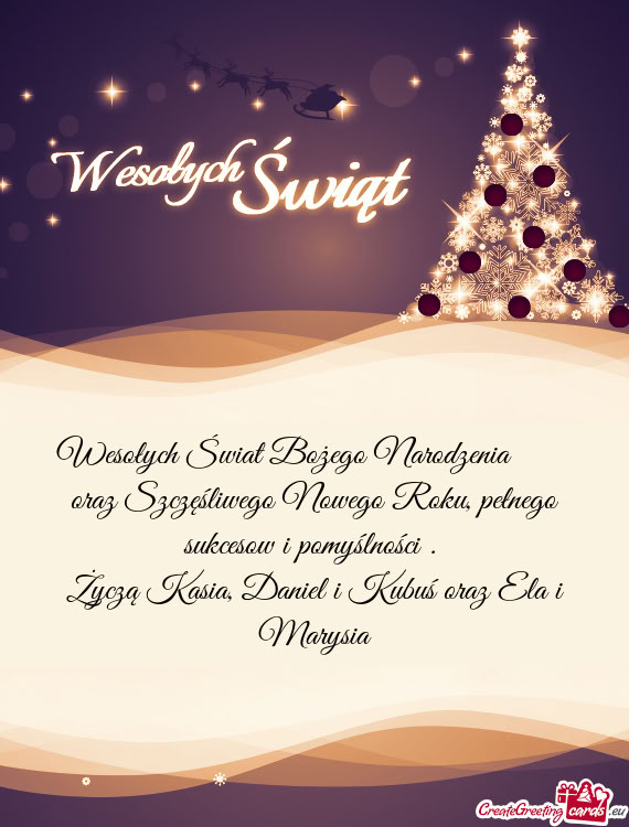 Pełnego sukcesow i pomyślności