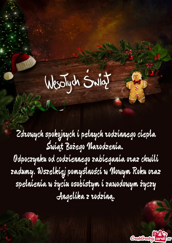 Pełnienia w życiu osobistym i zawodowym Angelika z rodziną