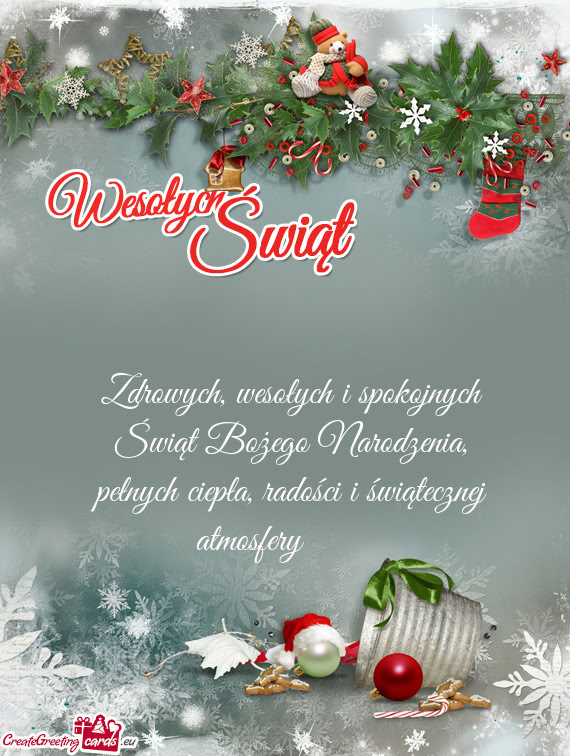 Pełnych ciepła, radości i świątecznej atmosfery 🎄✨