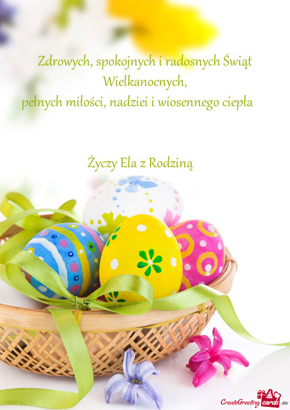 Pełnych miłości, nadziei i wiosennego ciepła 🐣🌿