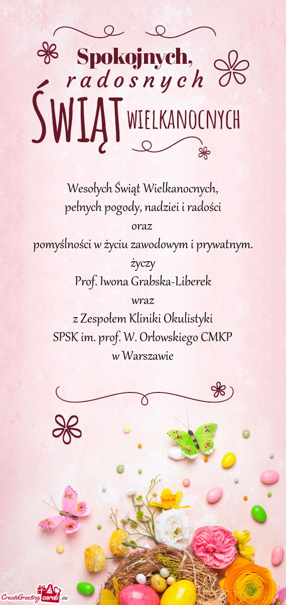 Pełnych pogody, nadziei i radości