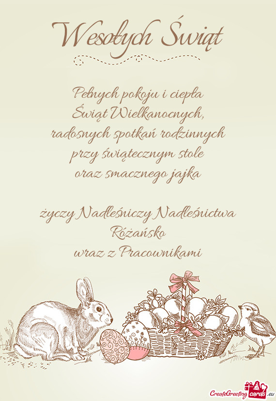 Pełnych pokoju i ciepła