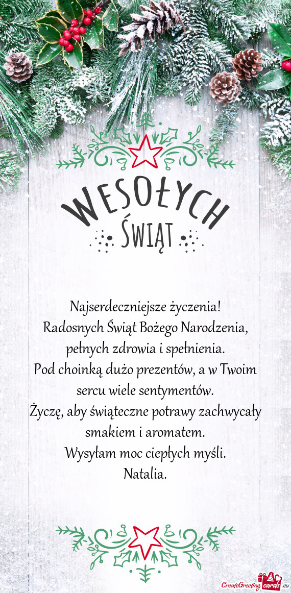 Pełnych zdrowia i spełnienia