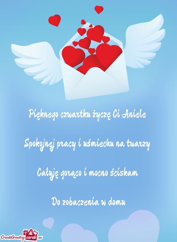 Pięknego czwartku życzę Ci Aniele