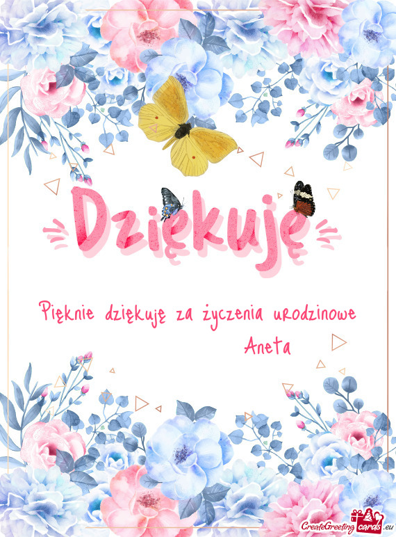 Pięknie dziękuję za życzenia urodzinowe ❤️❤️❤️❤️Aneta