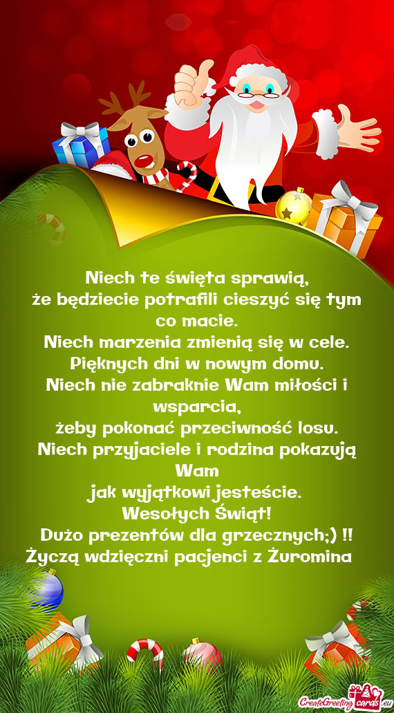 Pięknych dni w nowym domu