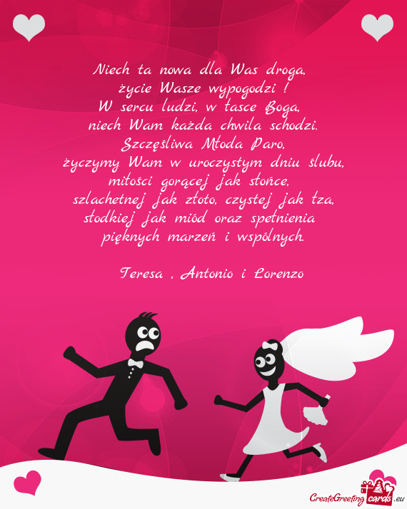 Pięknych marzeń i wspólnych