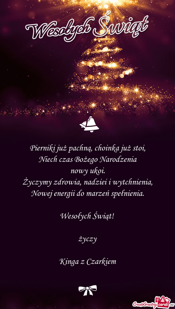 Pierniki już pachną, choinka już stoi