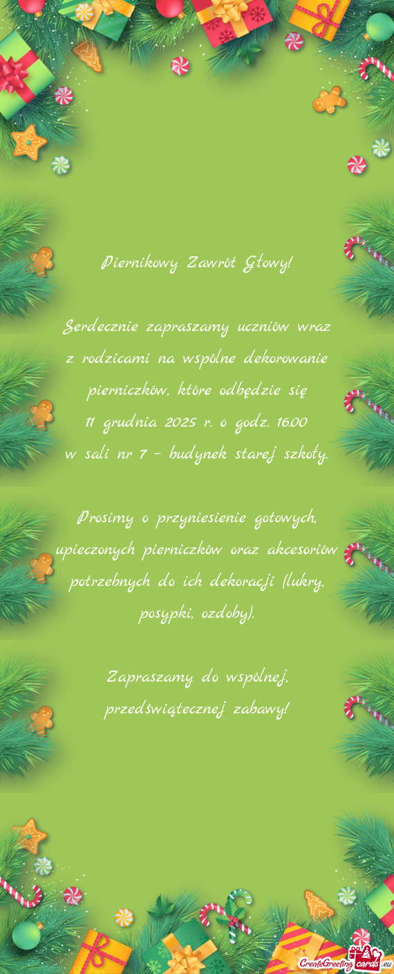 Piernikowy Zawrót Głowy