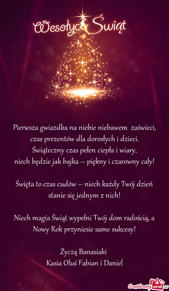 Pierwsza gwiazdka na niebie niebawem zaświeci