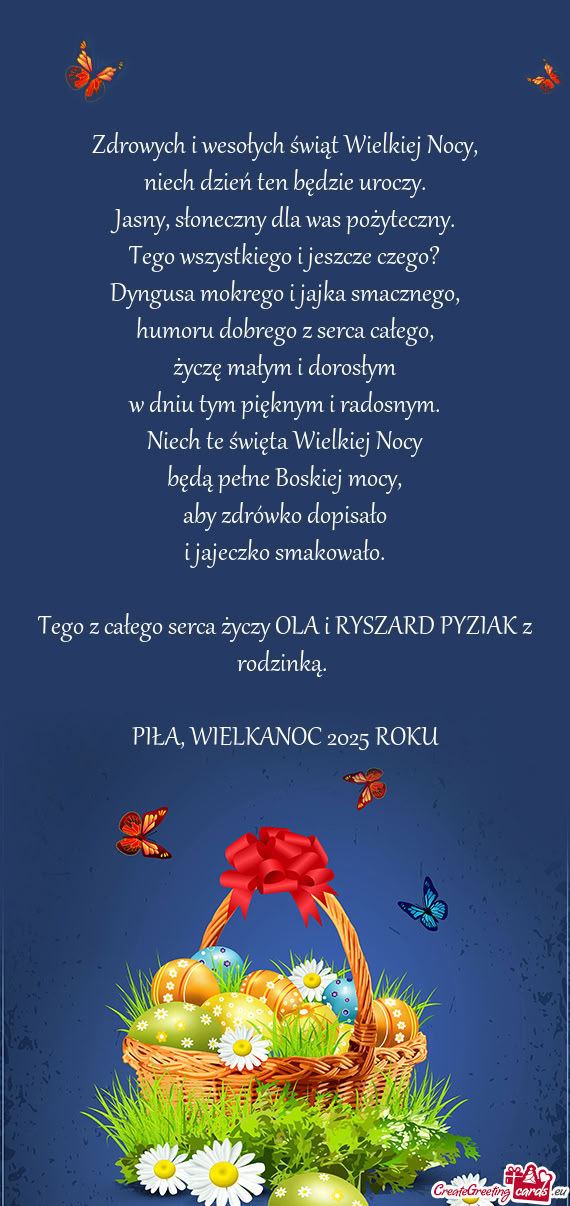 PIŁA, WIELKANOC 2025 ROKU