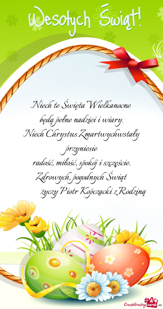 Piotr Kopczacki z Rodziną