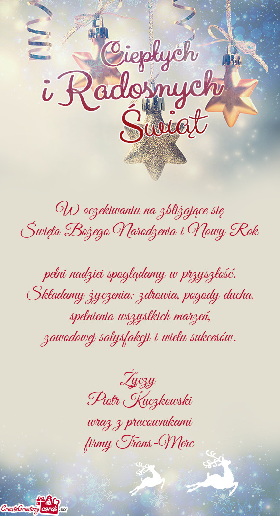 Piotr Kuczkowski wraz z pracownikami firmy Trans-Merc