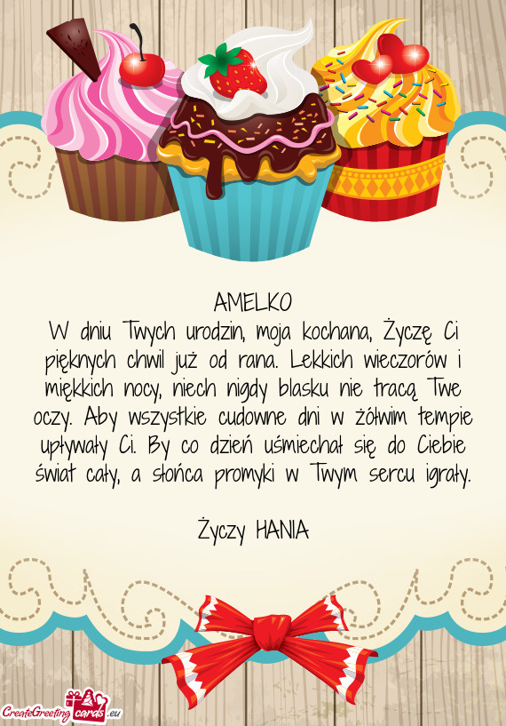 Pływały Ci. By co dzień uśmiechał się do Ciebie świat cały, a słońca promyki w Twym sercu